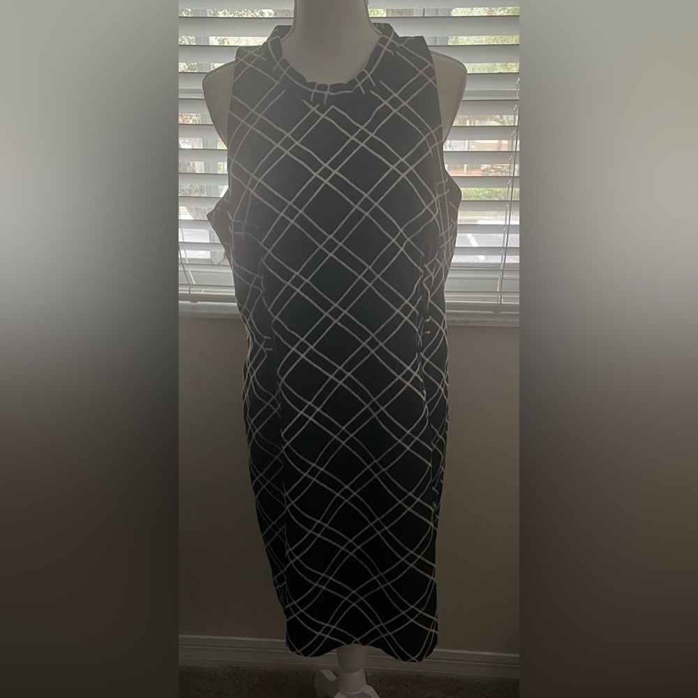 Black and white dress